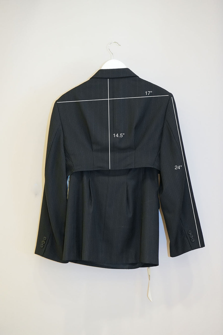 Wrap Crop Blazer Set