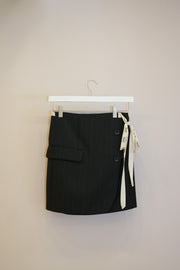 Wrap Crop Blazer Set