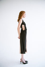 Waist Cut-Out Dress in Black