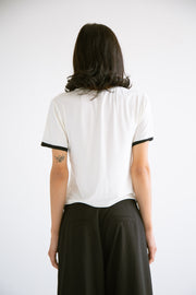 Contrast T-Shirt in White