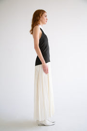 Halter Pleated Dress