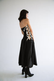 Side Bows Cut-Out Dress