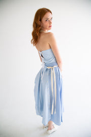Corset Shirt Dress Denim