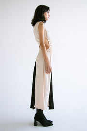 Waist Cut-Out Dress in Cream