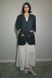 Wrap Shirt Skirt in White