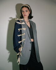 Shoulder Cut-Out Blazer