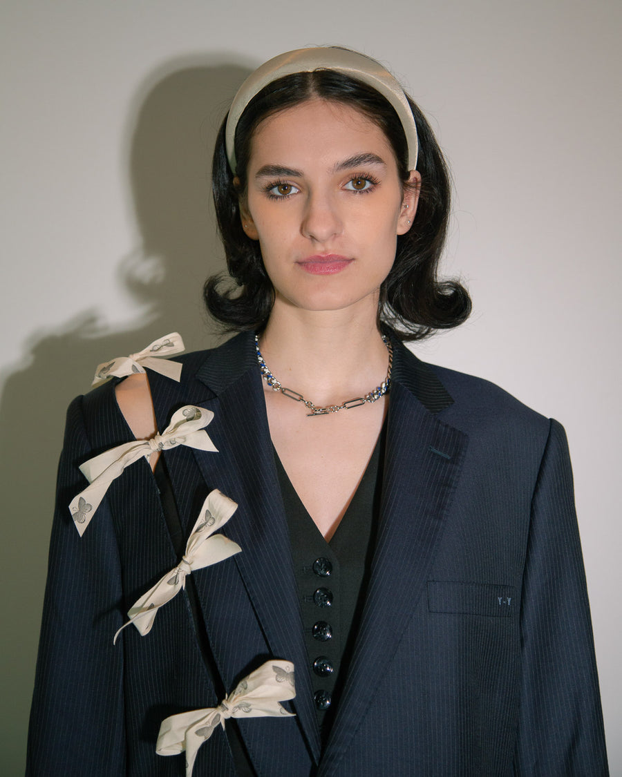 Made To Order Diagonal Cut-Out Blazer