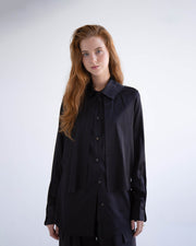 Layered Shirt in Black