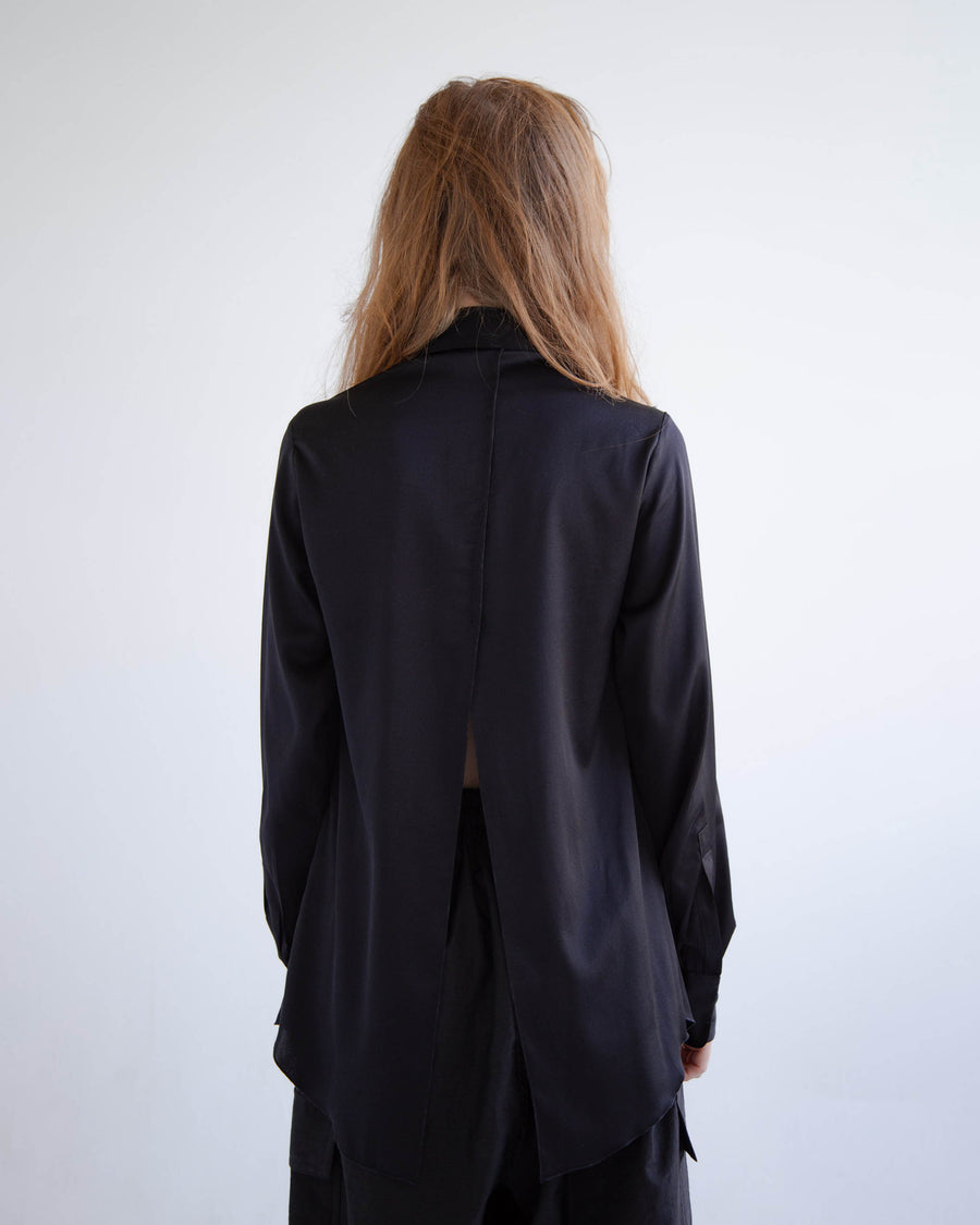 Layered Shirt in Black