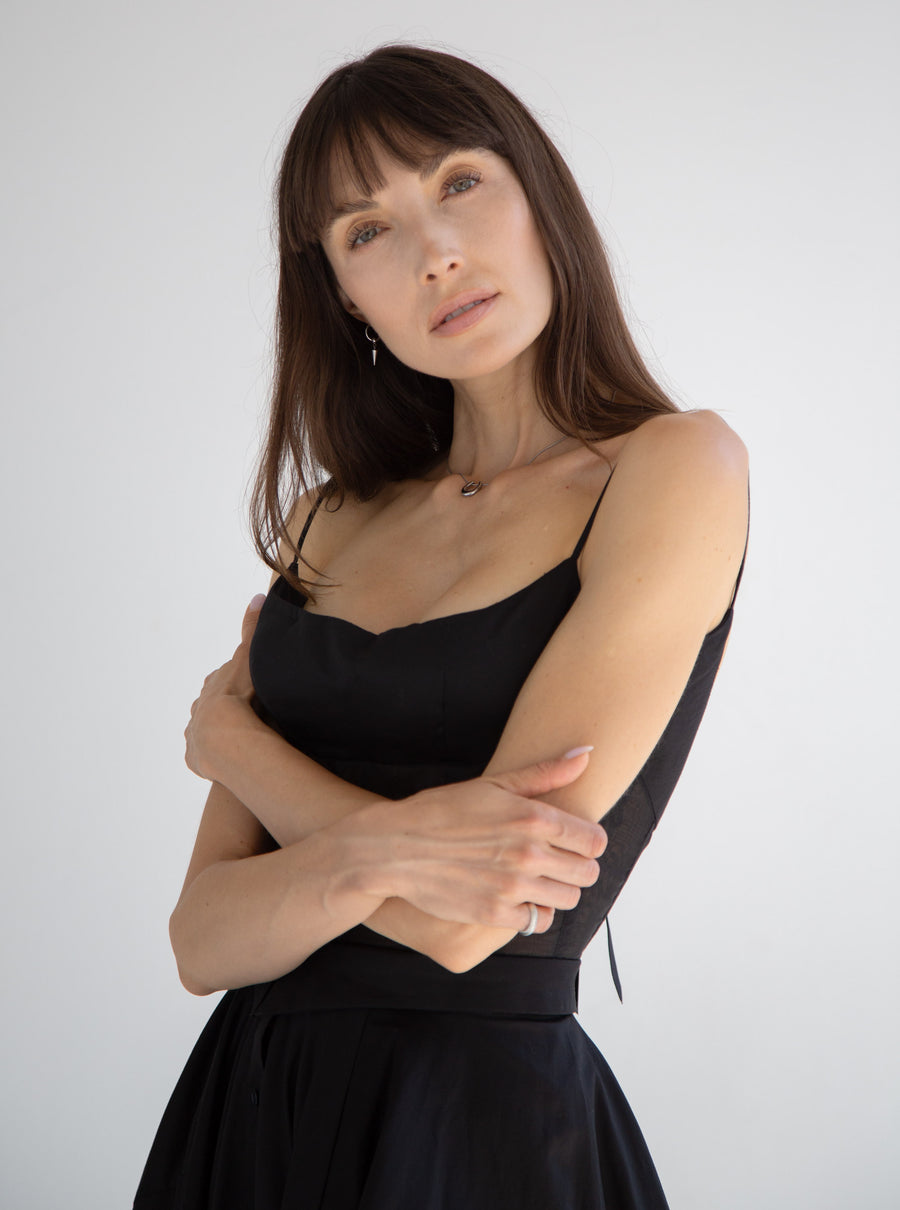Corset Collar Dress
