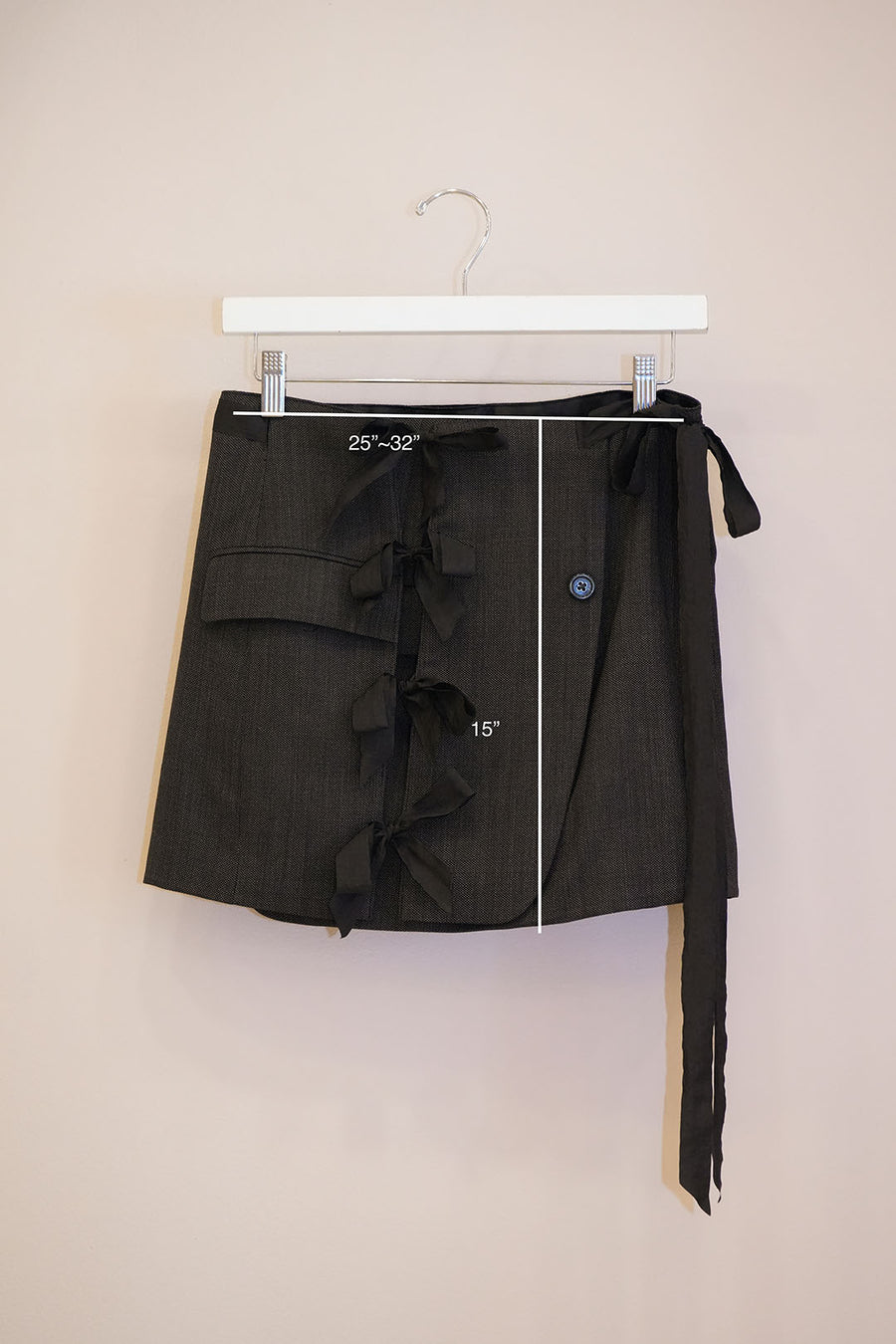 Shoulder Cut-Out Crop Blazer Set Black
