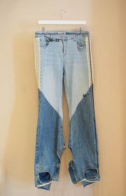 Upside Down Jean Light Wash
