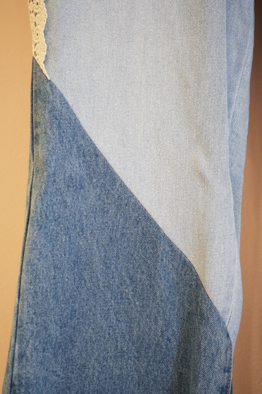 Upside Down Jean Light Wash