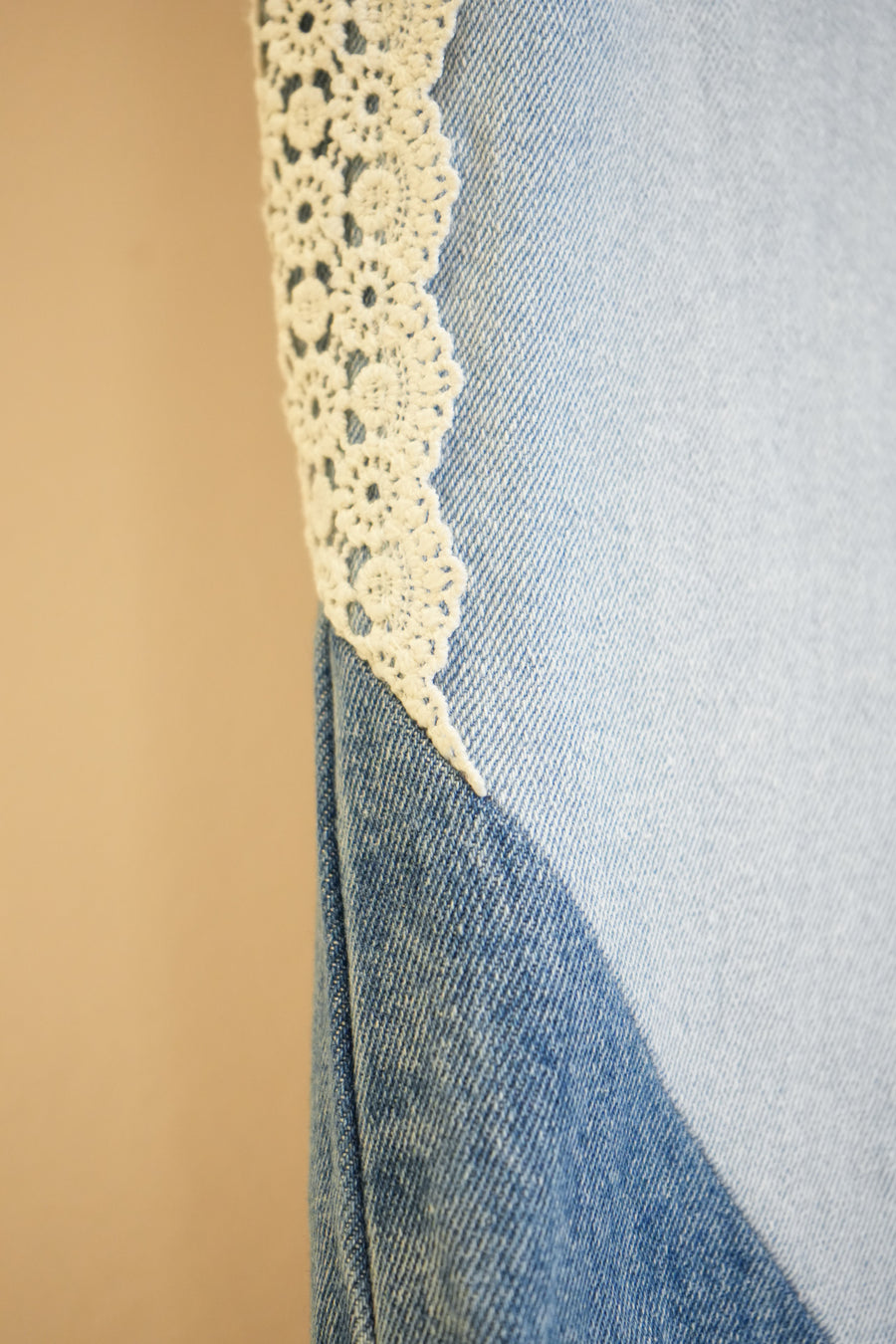 Upside Down Jean Light Wash