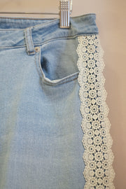 Upside Down Jean Light Wash