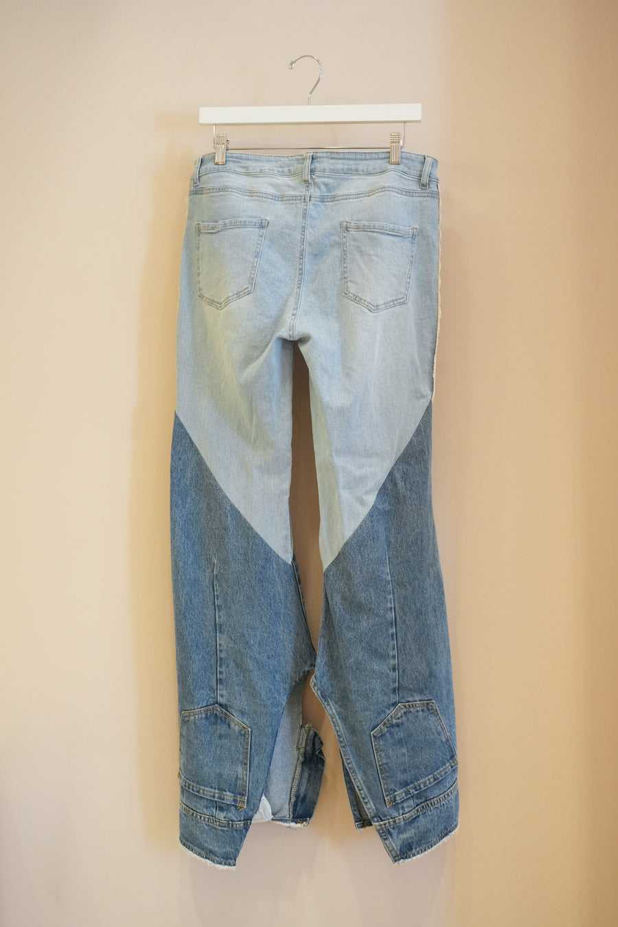 Upside Down Jean Light Wash