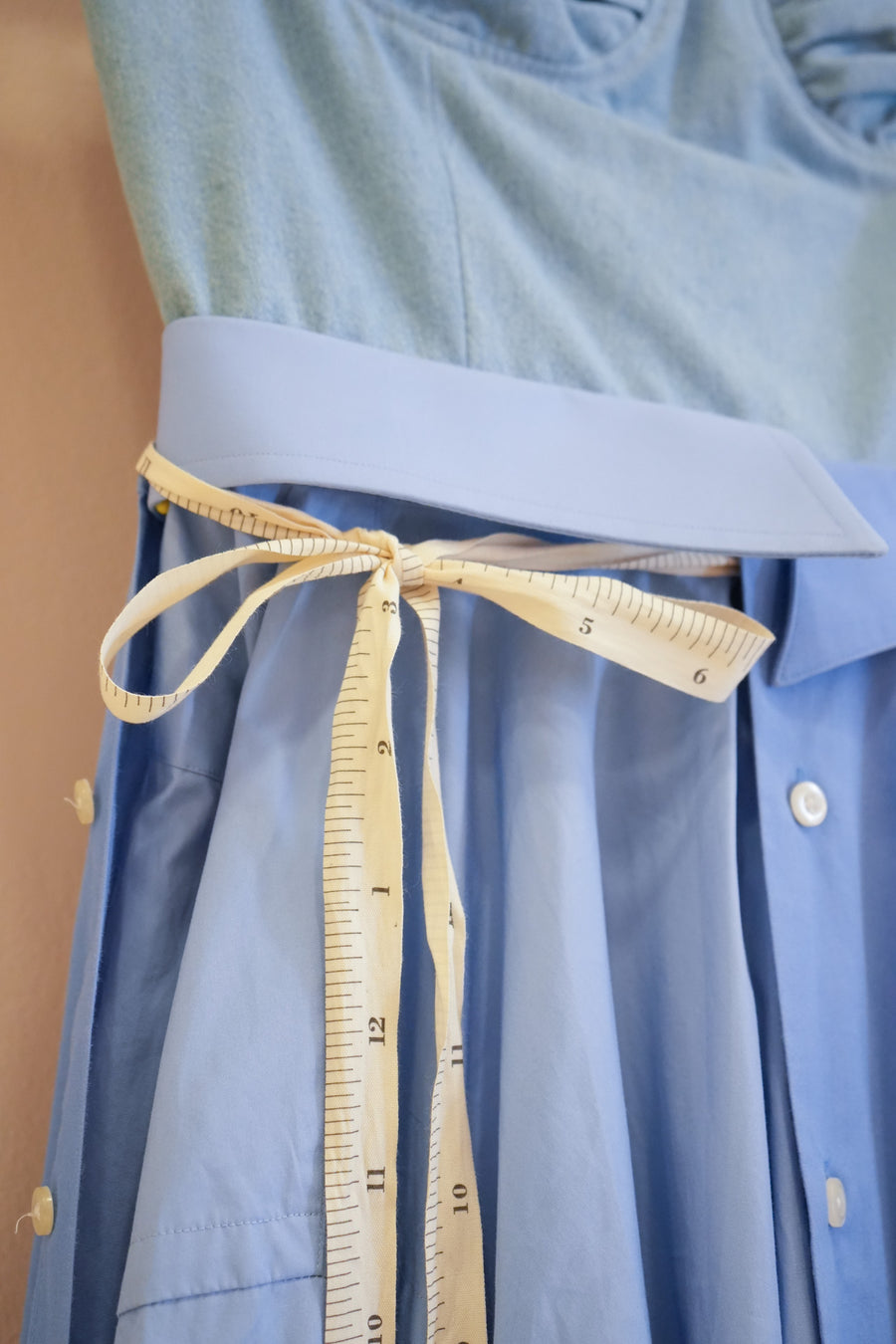 Corset Shirt Dress Denim