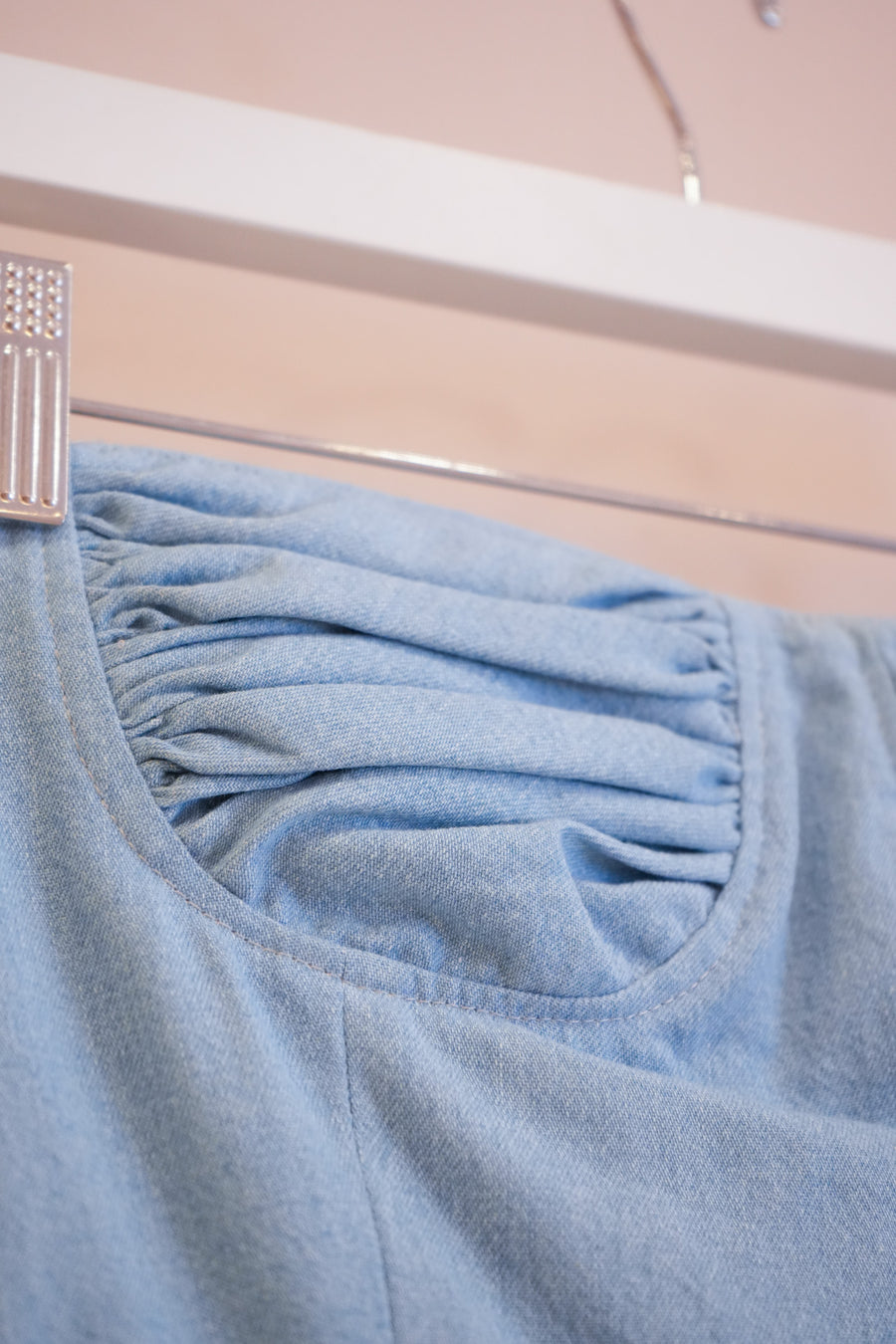 Corset Shirt Dress Denim