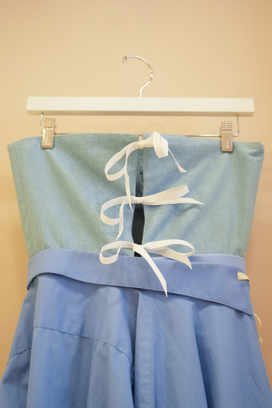 Corset Shirt Dress Denim
