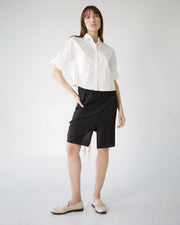 Gathered Pencil Skirt