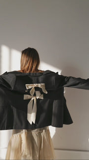 Made To Order Bow Detail Blazer