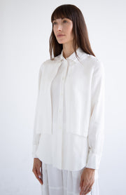 Layered Shirt in White