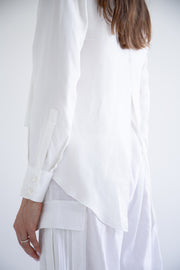 Layered Shirt in White