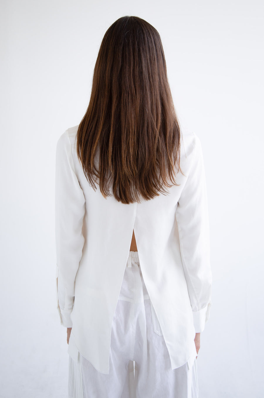 Layered Shirt in White