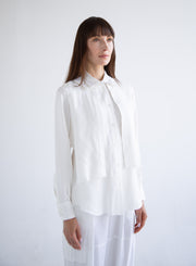 Layered Shirt in White