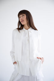 Layered Shirt in White