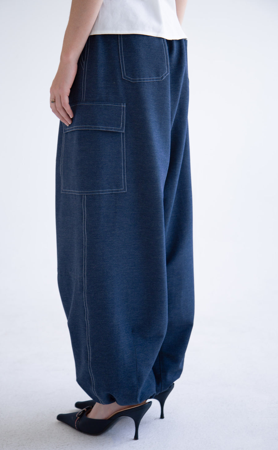 Contrast Stitch Cargo Pant