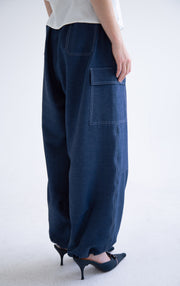 Contrast Stitch Cargo Pant