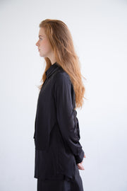 Layered Shirt in Black