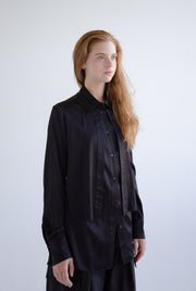 Layered Shirt in Black