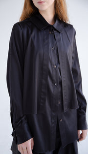 Layered Shirt in Black